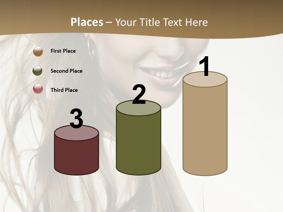 Background Caucasian Clean PowerPoint Template