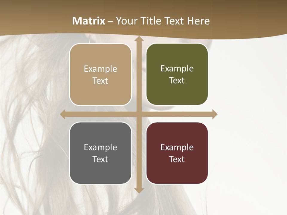 Background Caucasian Clean PowerPoint Template