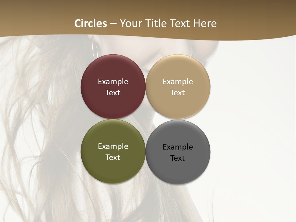 Background Caucasian Clean PowerPoint Template