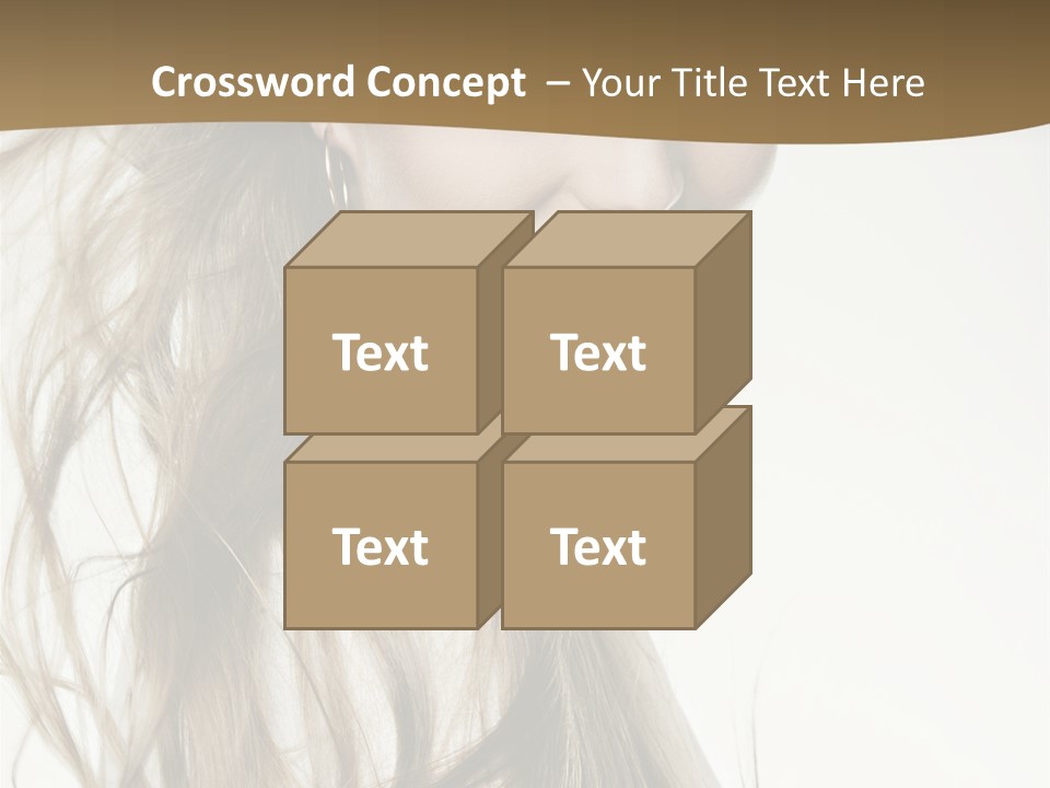 Background Caucasian Clean PowerPoint Template