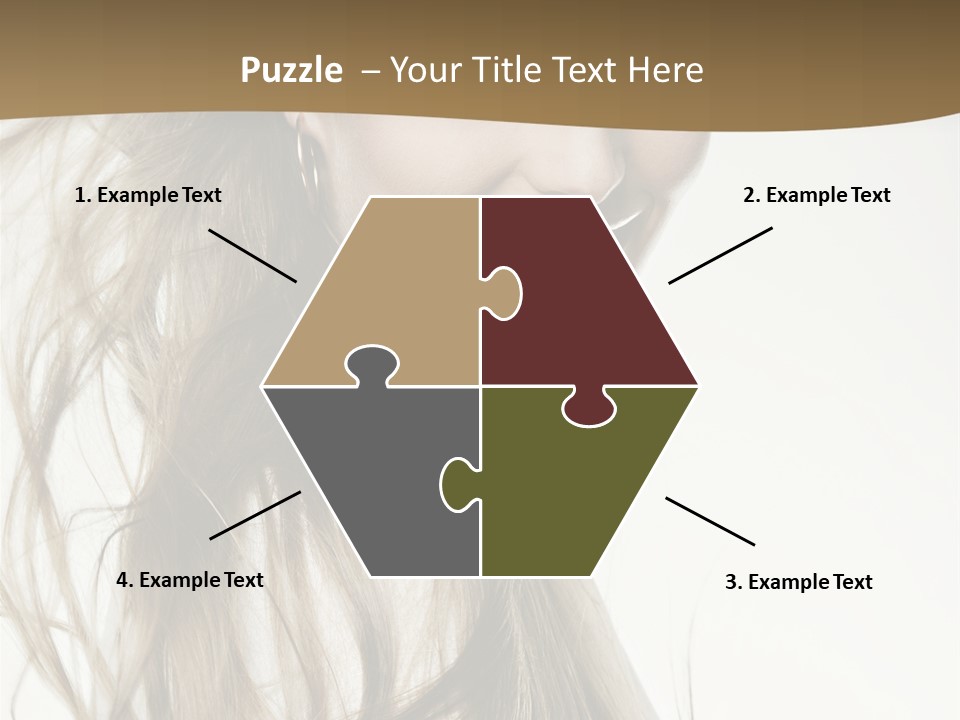 Background Caucasian Clean PowerPoint Template