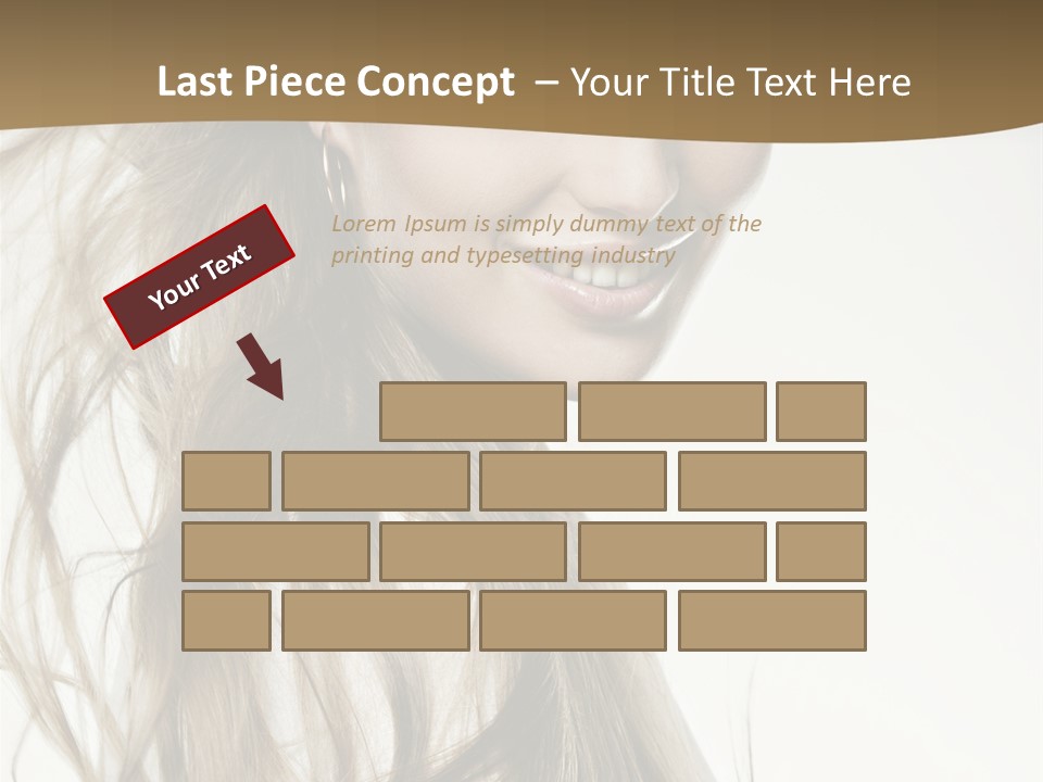 Background Caucasian Clean PowerPoint Template