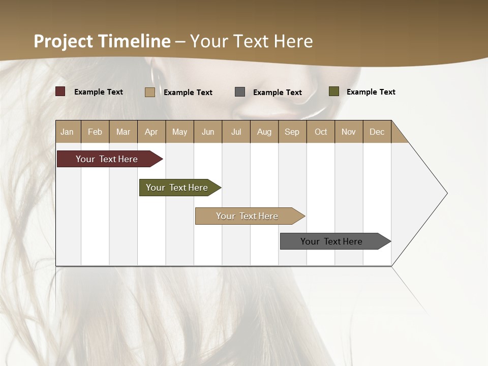 Background Caucasian Clean PowerPoint Template