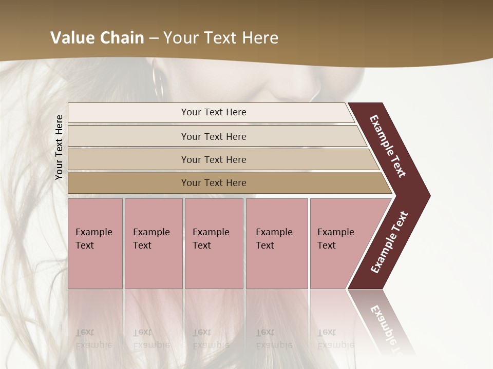 Background Caucasian Clean PowerPoint Template