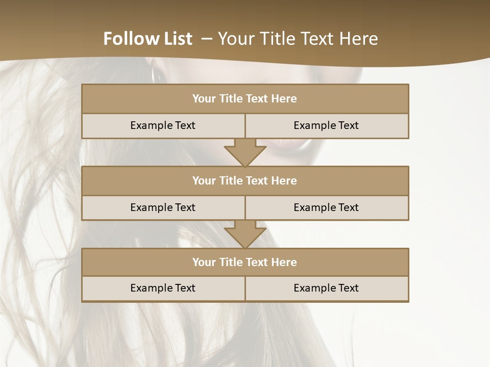 Background Caucasian Clean PowerPoint Template