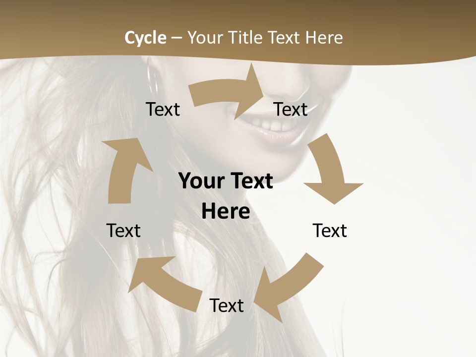 Background Caucasian Clean PowerPoint Template