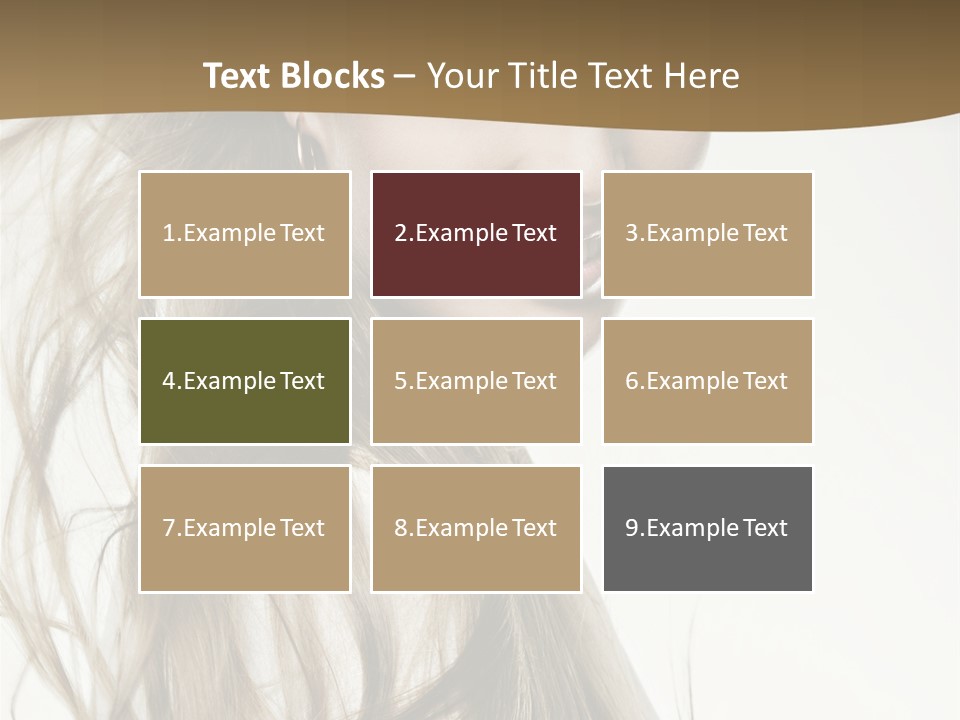 Background Caucasian Clean PowerPoint Template