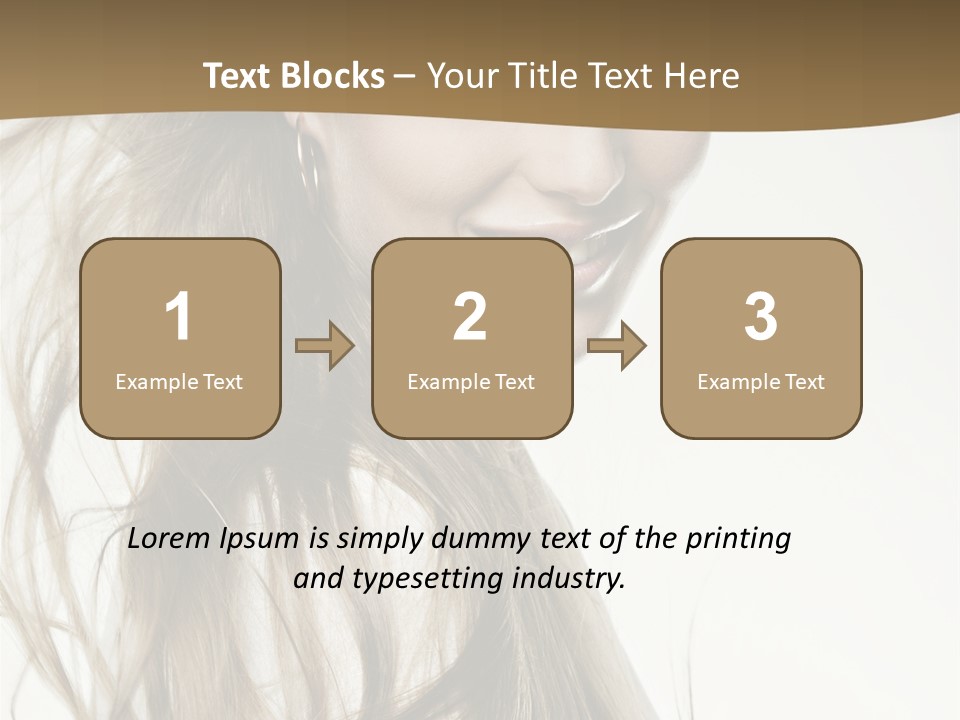 Background Caucasian Clean PowerPoint Template