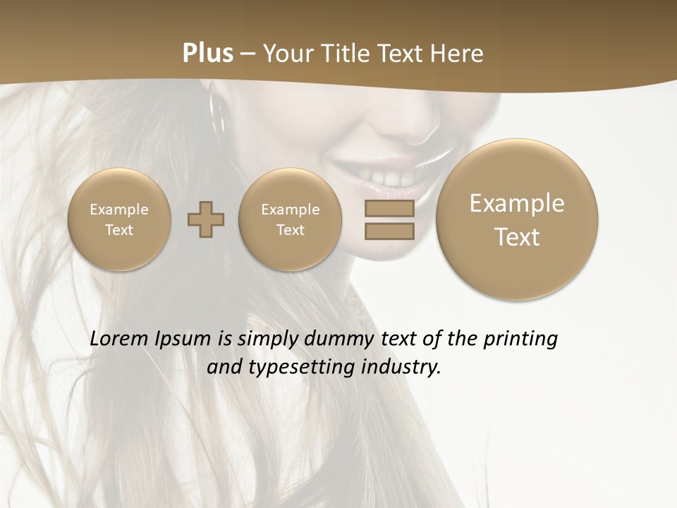 Background Caucasian Clean PowerPoint Template