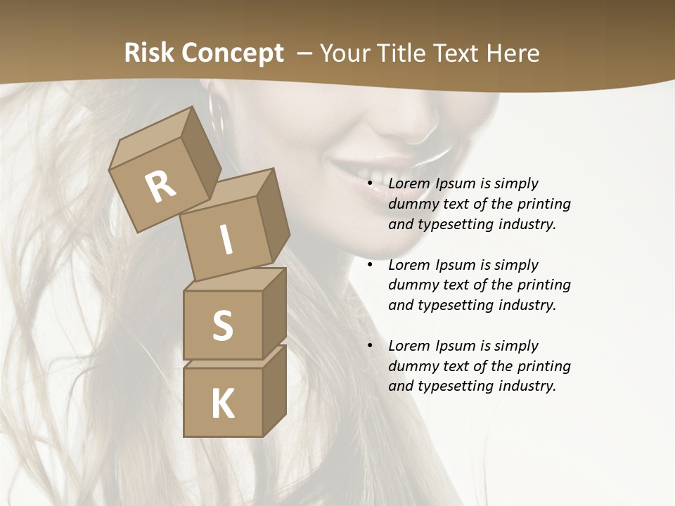 Background Caucasian Clean PowerPoint Template