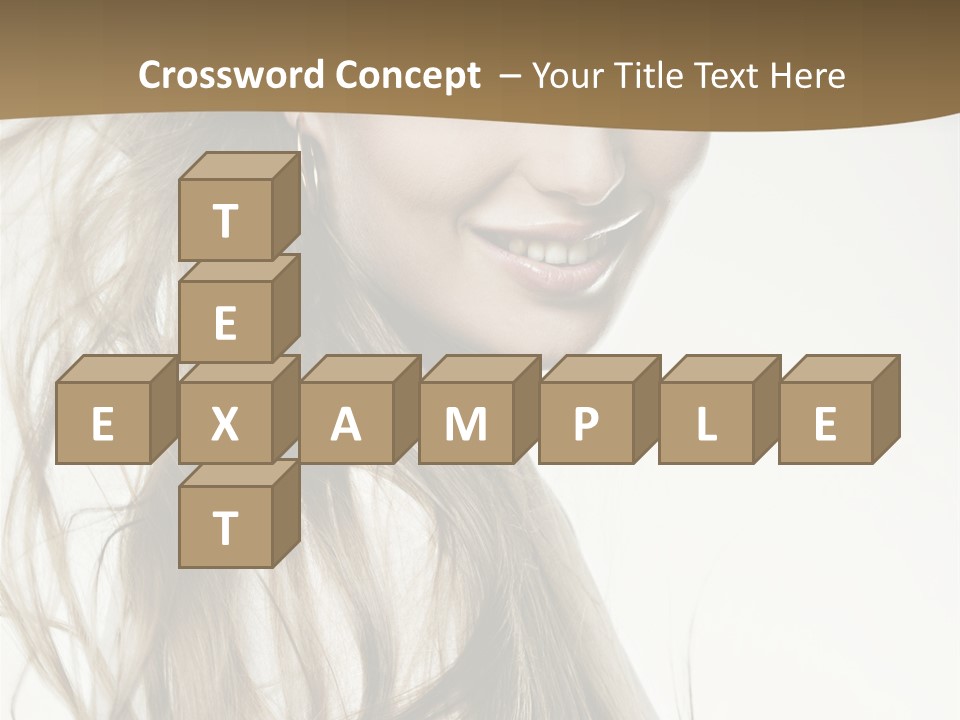 Background Caucasian Clean PowerPoint Template