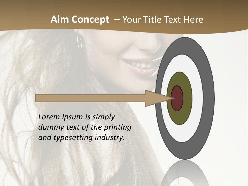 Background Caucasian Clean PowerPoint Template