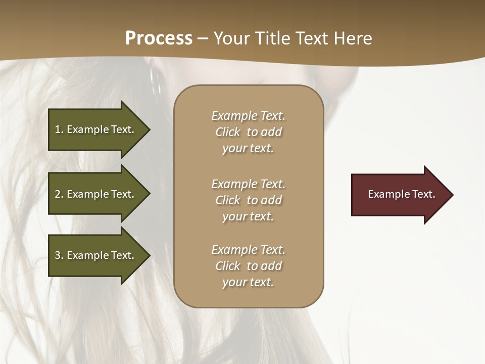 Background Caucasian Clean PowerPoint Template