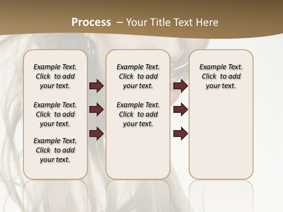 Background Caucasian Clean PowerPoint Template