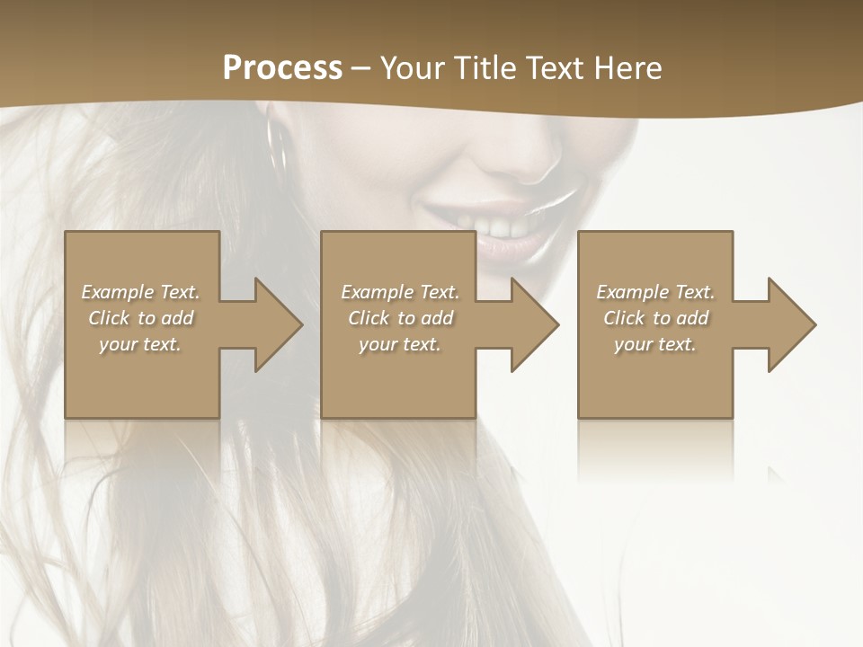 Background Caucasian Clean PowerPoint Template