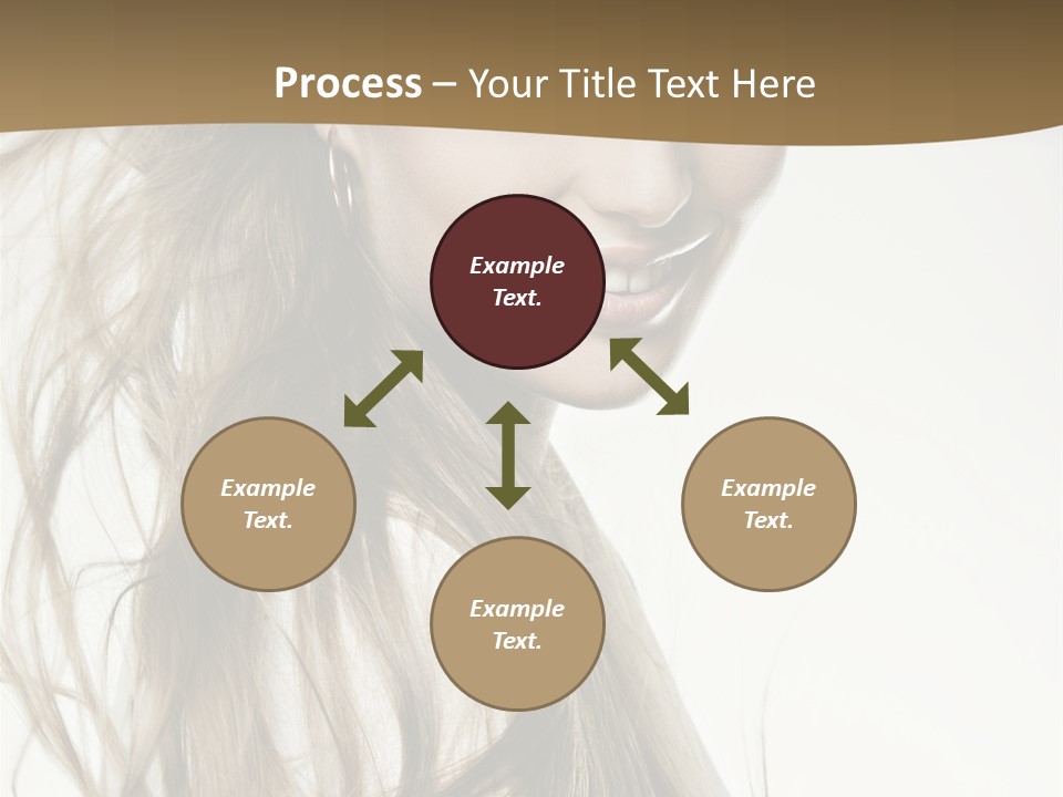 Background Caucasian Clean PowerPoint Template