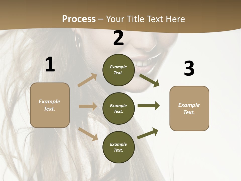 Background Caucasian Clean PowerPoint Template