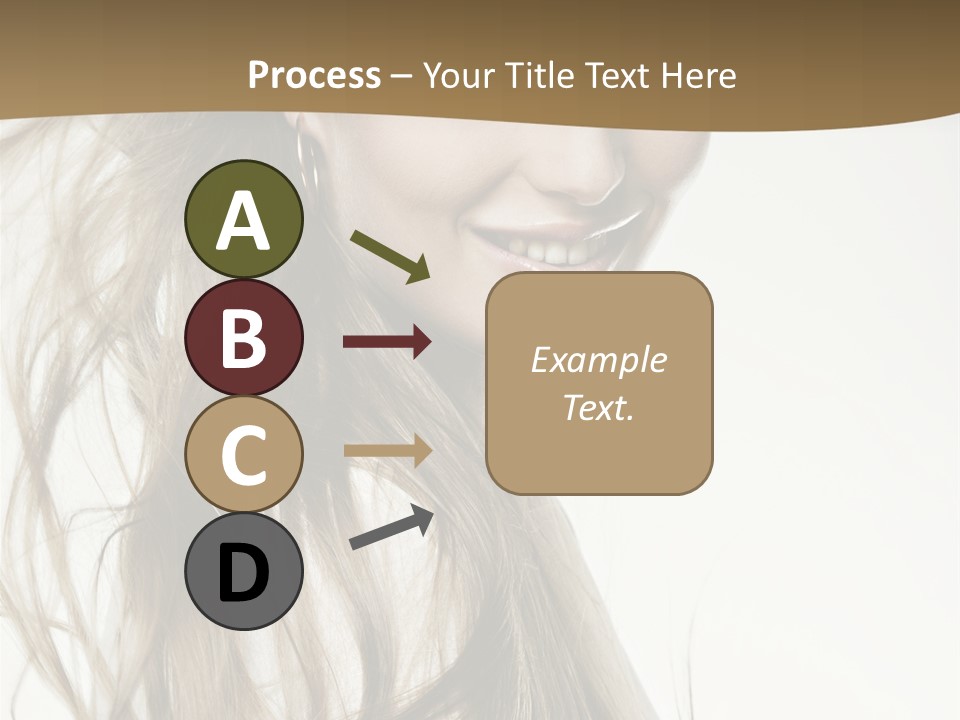 Background Caucasian Clean PowerPoint Template