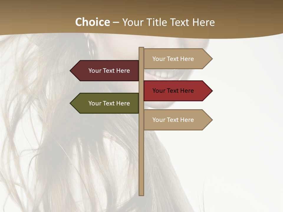 Background Caucasian Clean PowerPoint Template