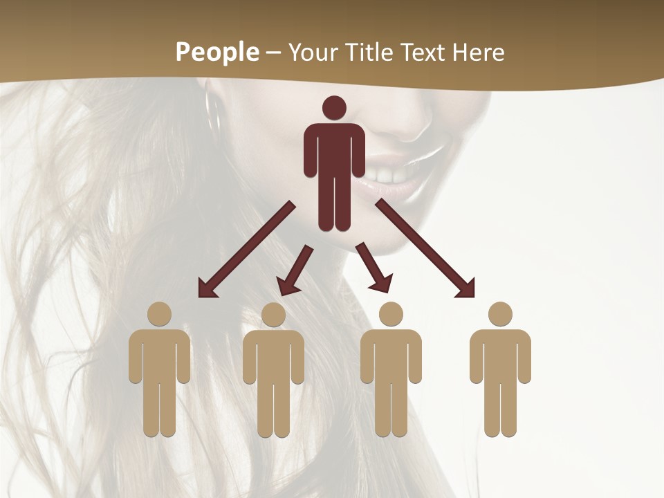 Background Caucasian Clean PowerPoint Template