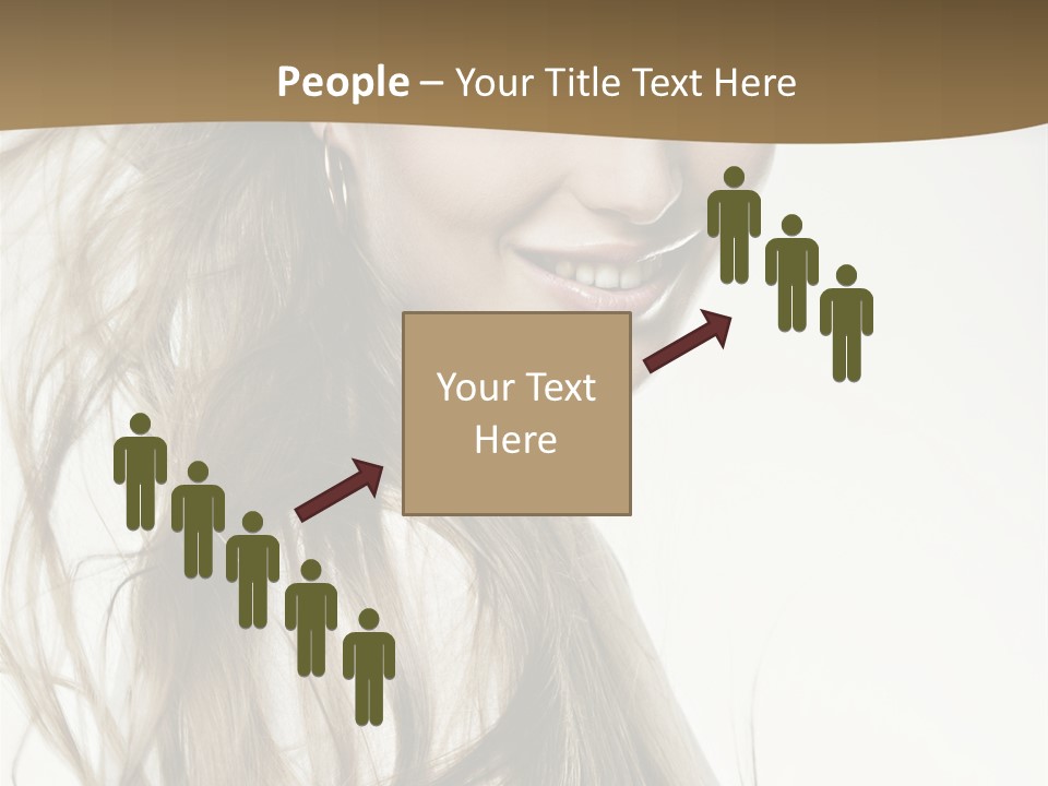 Background Caucasian Clean PowerPoint Template