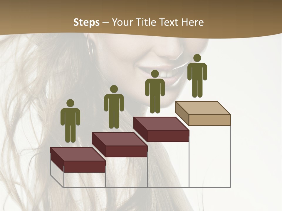 Background Caucasian Clean PowerPoint Template