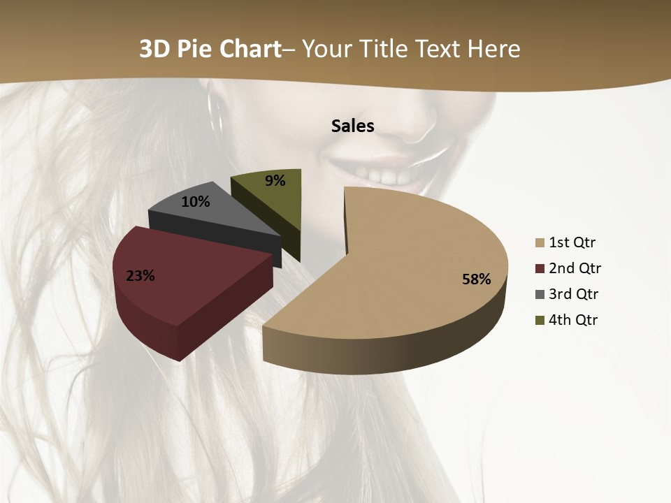 Background Caucasian Clean PowerPoint Template