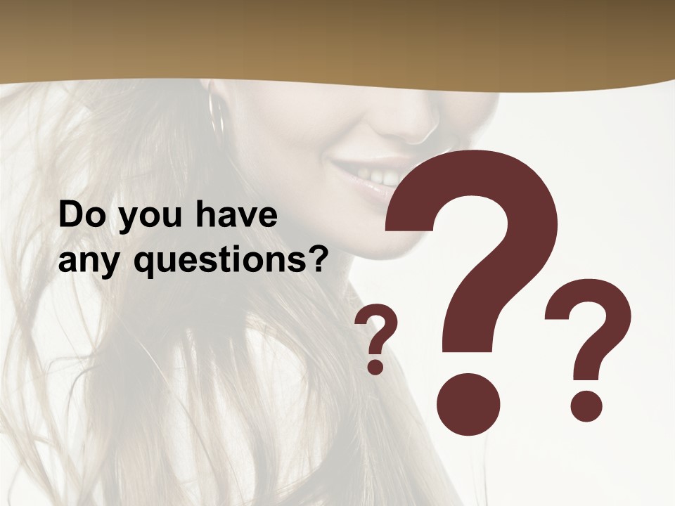 Background Caucasian Clean PowerPoint Template