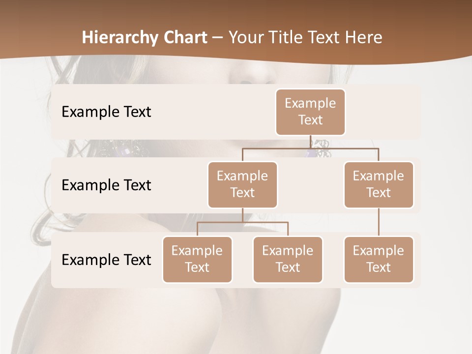 Glamour Portrait Caucasian PowerPoint Template