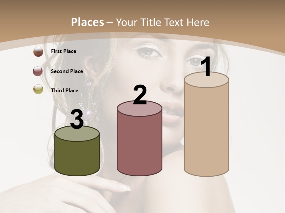 Grey Feminine Accessories PowerPoint Template