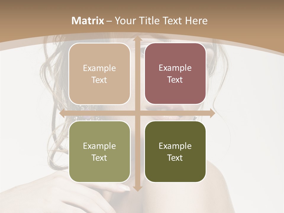 Grey Feminine Accessories PowerPoint Template