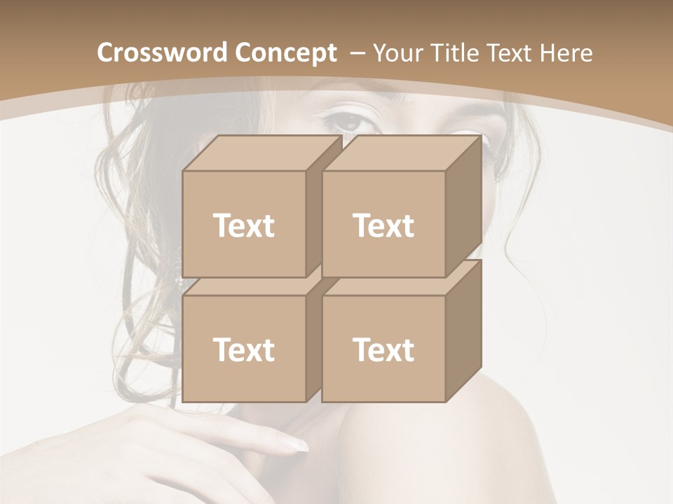 Grey Feminine Accessories PowerPoint Template