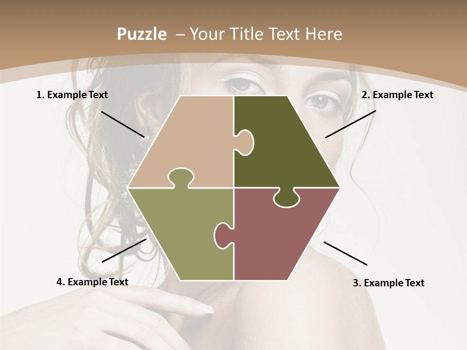 Grey Feminine Accessories PowerPoint Template