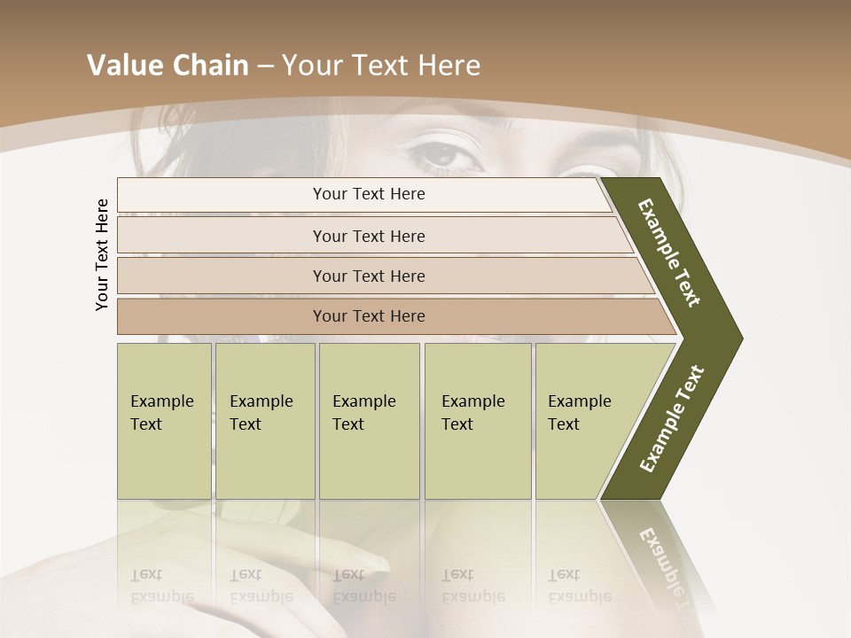 Grey Feminine Accessories PowerPoint Template