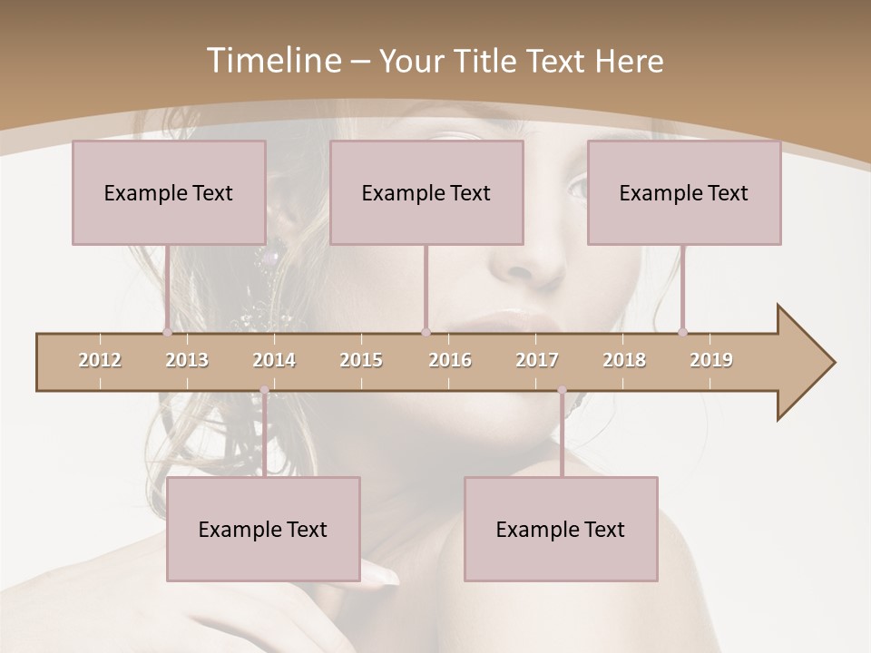 Grey Feminine Accessories PowerPoint Template
