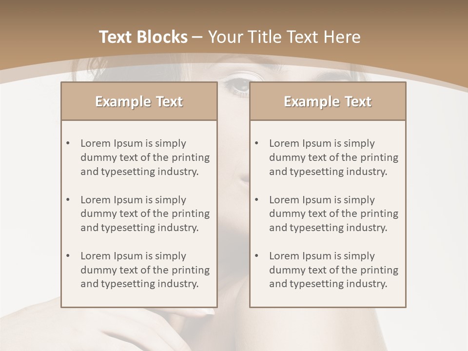 Grey Feminine Accessories PowerPoint Template