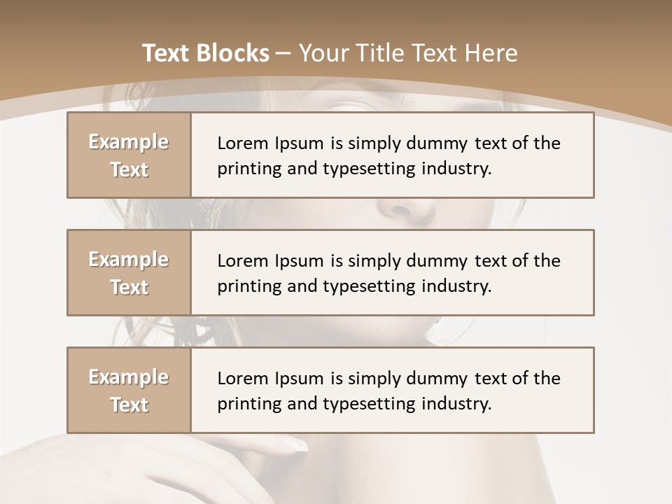 Grey Feminine Accessories PowerPoint Template