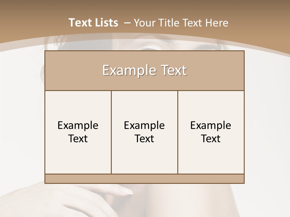 Grey Feminine Accessories PowerPoint Template