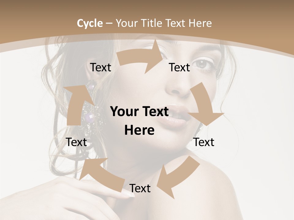 Grey Feminine Accessories PowerPoint Template