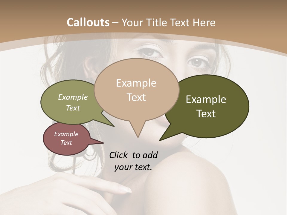 Grey Feminine Accessories PowerPoint Template