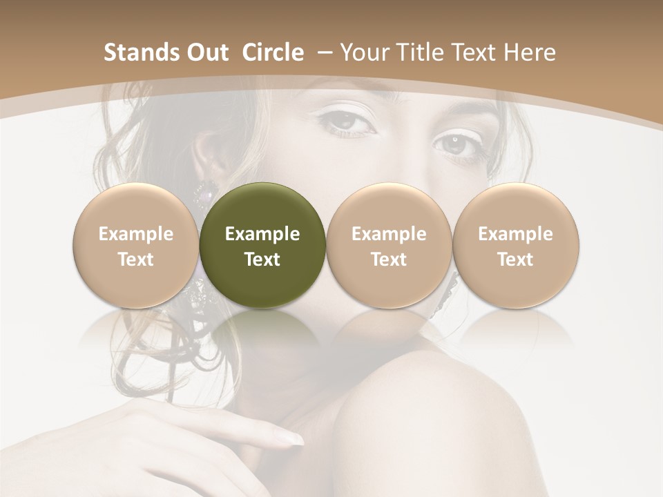 Grey Feminine Accessories PowerPoint Template