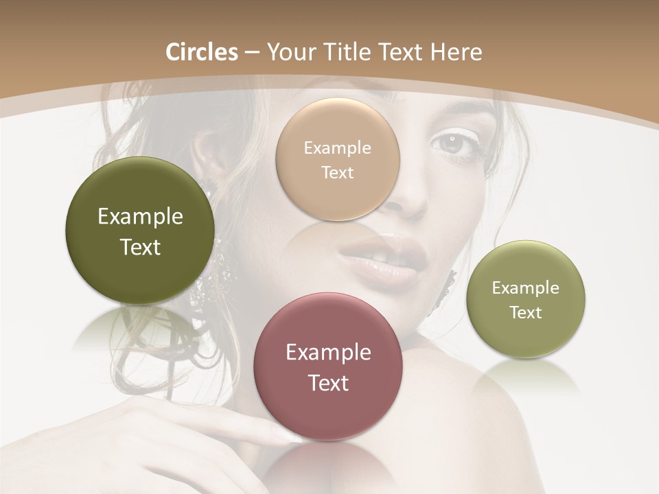 Grey Feminine Accessories PowerPoint Template