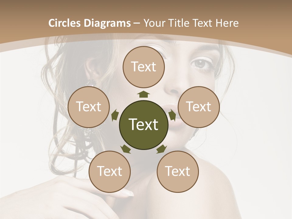 Grey Feminine Accessories PowerPoint Template