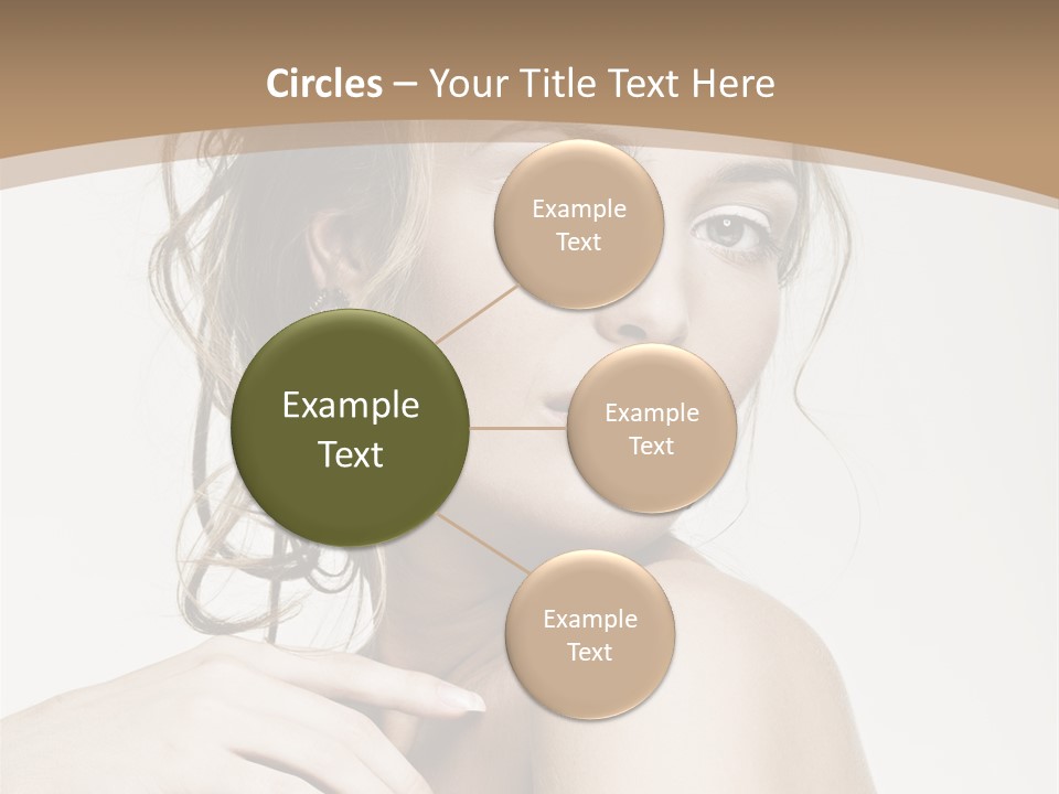 Grey Feminine Accessories PowerPoint Template