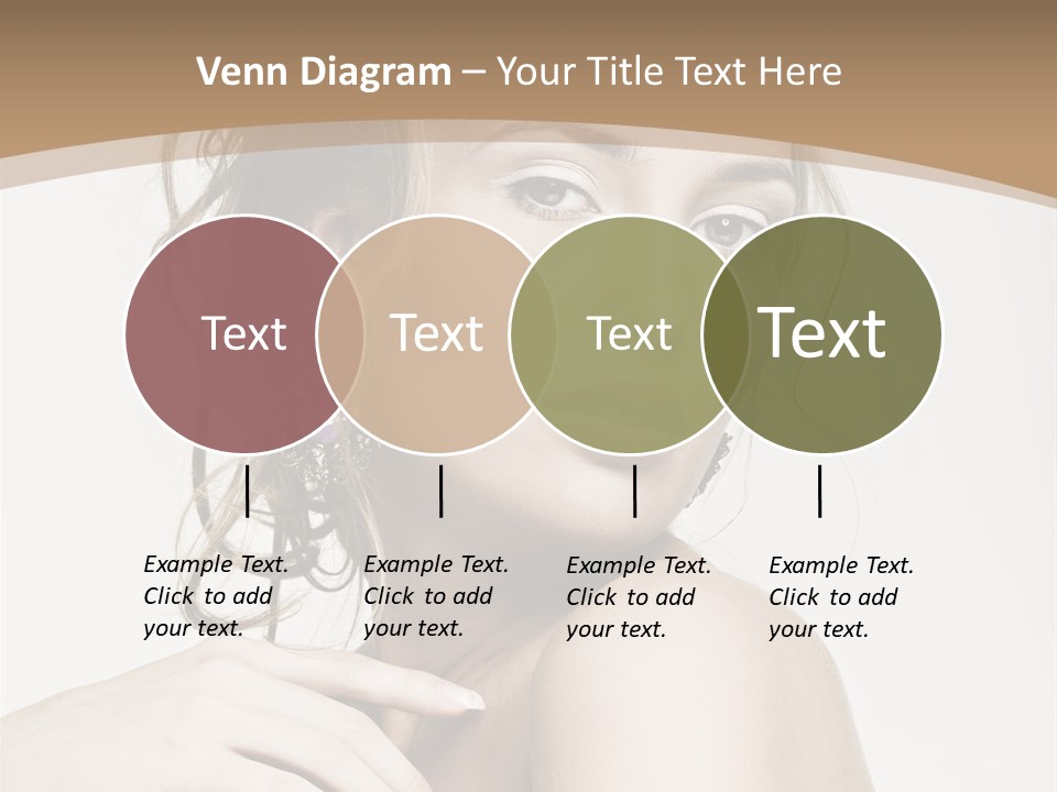 Grey Feminine Accessories PowerPoint Template