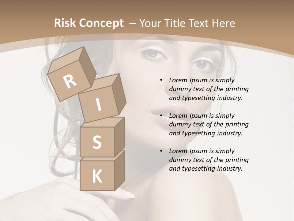 Grey Feminine Accessories PowerPoint Template