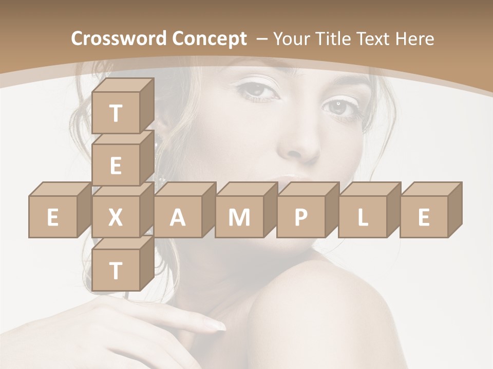 Grey Feminine Accessories PowerPoint Template