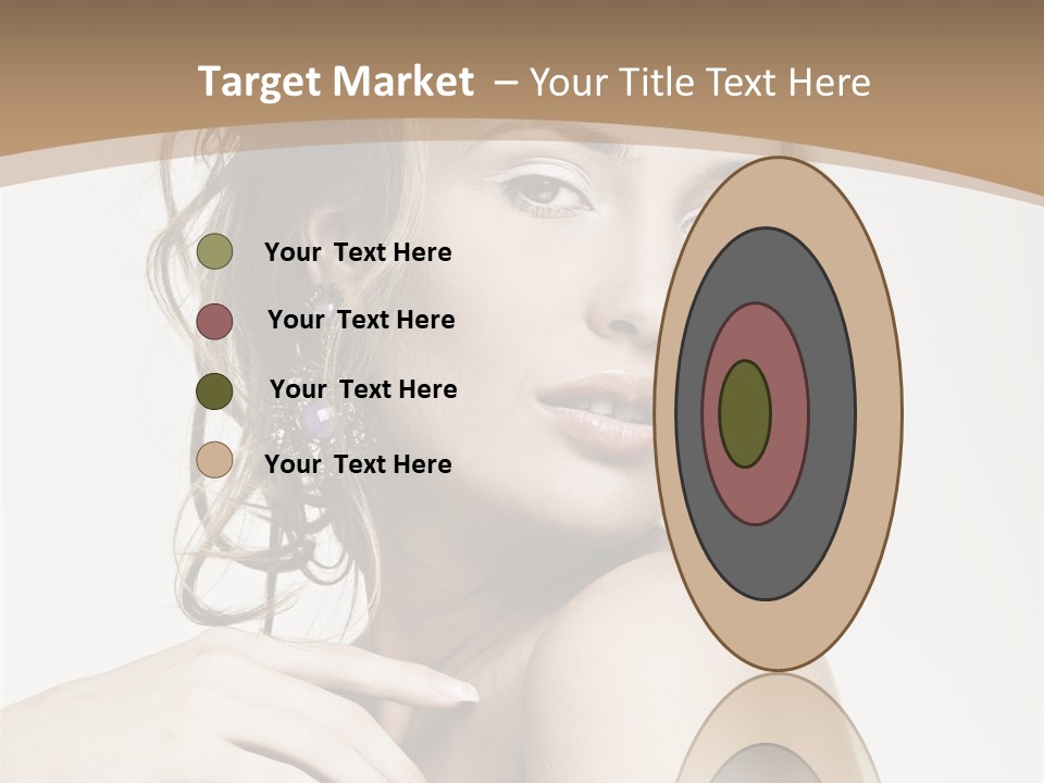 Grey Feminine Accessories PowerPoint Template