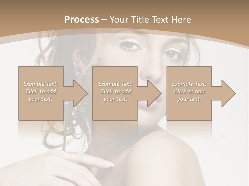 Grey Feminine Accessories PowerPoint Template