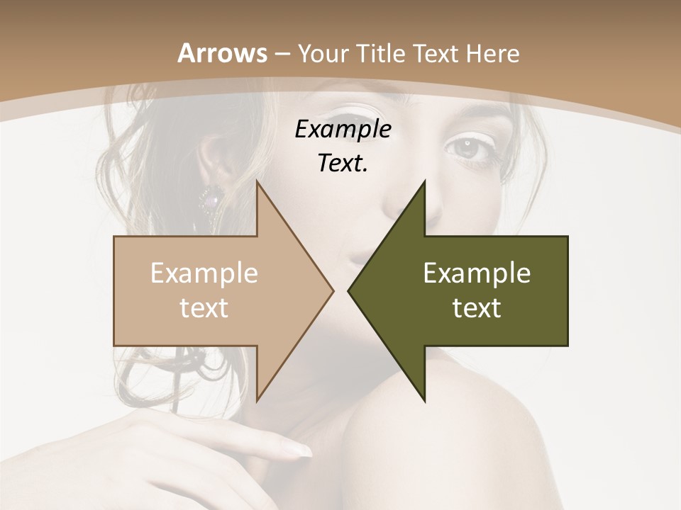 Grey Feminine Accessories PowerPoint Template